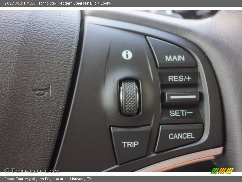 Modern Steel Metallic / Ebony 2017 Acura MDX Technology