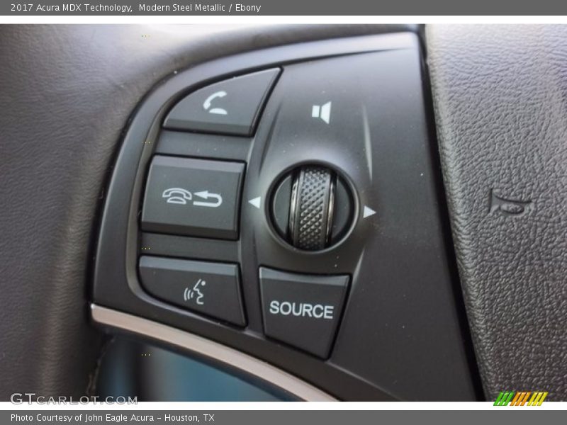 Modern Steel Metallic / Ebony 2017 Acura MDX Technology