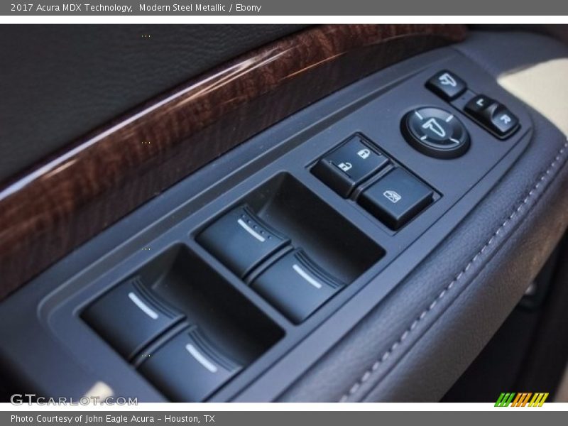 Modern Steel Metallic / Ebony 2017 Acura MDX Technology