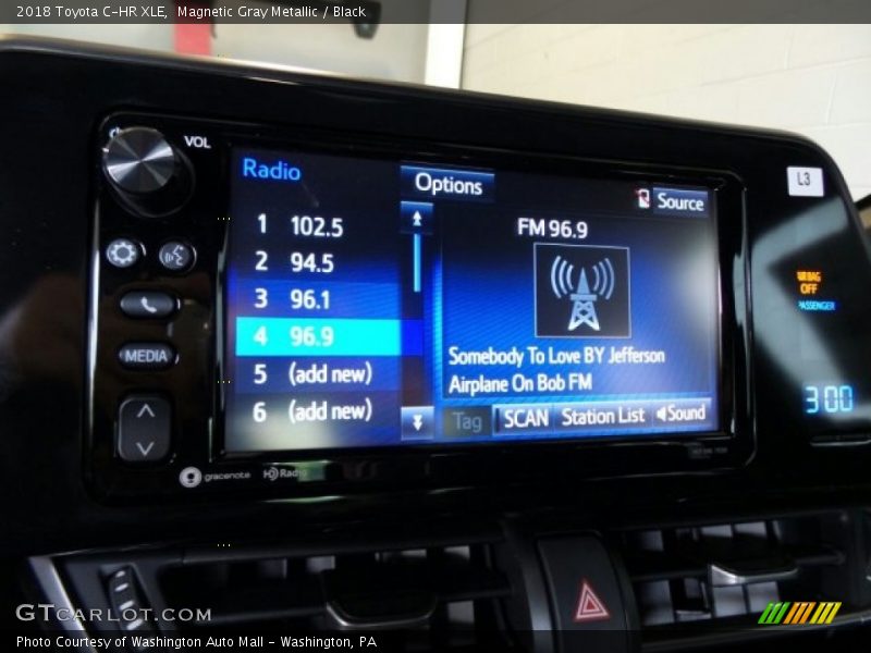 Magnetic Gray Metallic / Black 2018 Toyota C-HR XLE