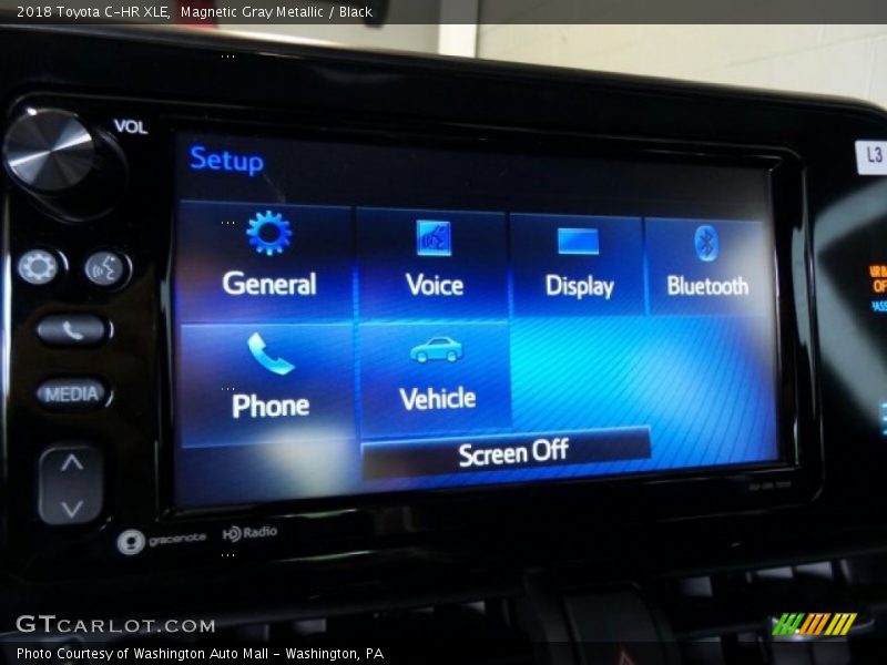 Magnetic Gray Metallic / Black 2018 Toyota C-HR XLE