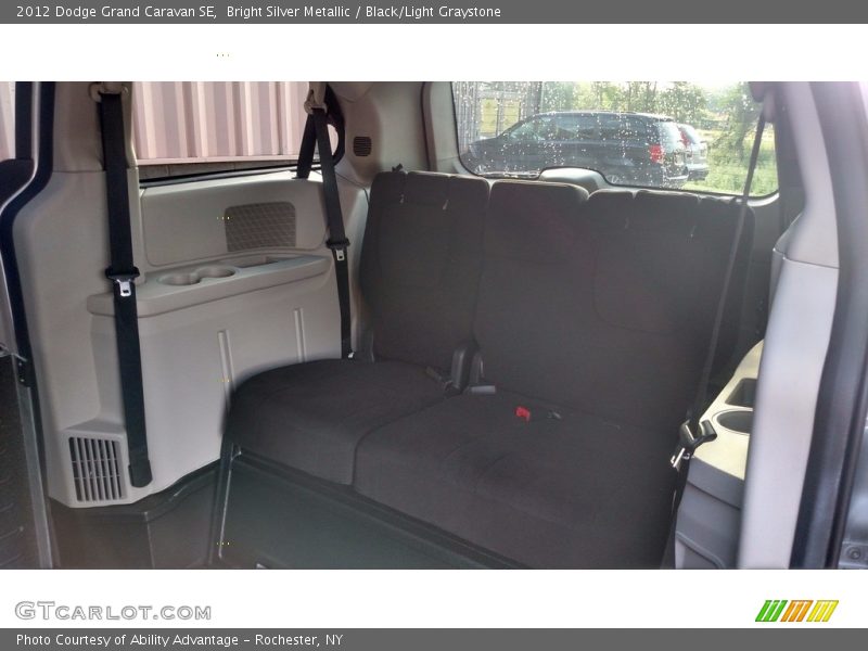 Bright Silver Metallic / Black/Light Graystone 2012 Dodge Grand Caravan SE