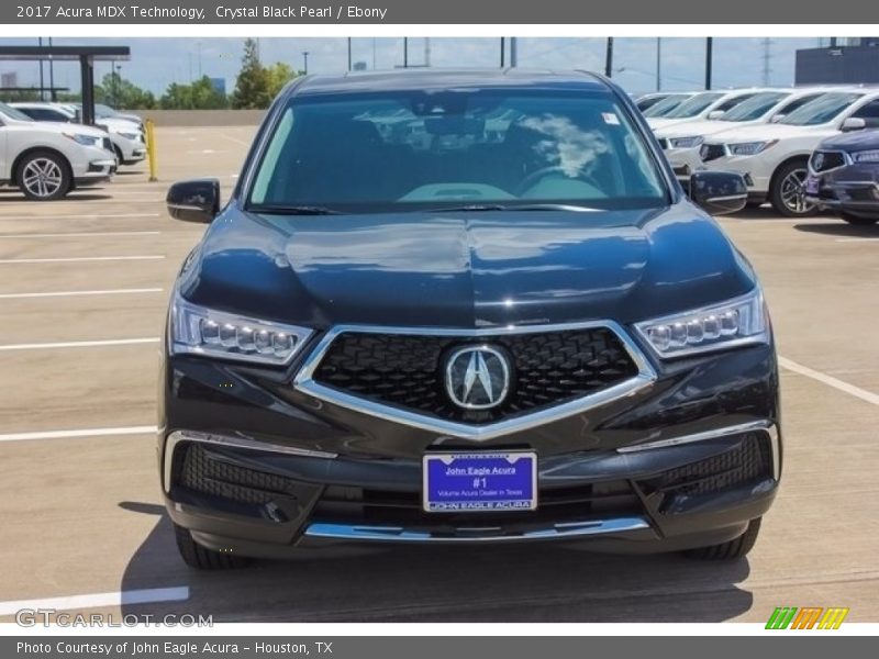 Crystal Black Pearl / Ebony 2017 Acura MDX Technology