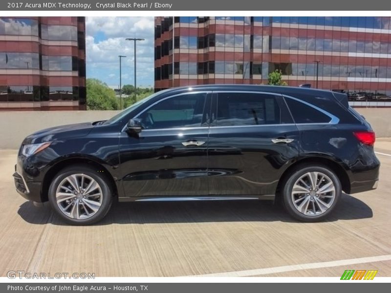 Crystal Black Pearl / Ebony 2017 Acura MDX Technology