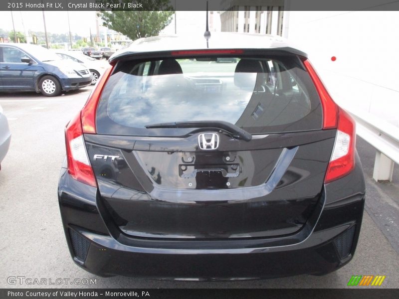 Crystal Black Pearl / Black 2015 Honda Fit LX