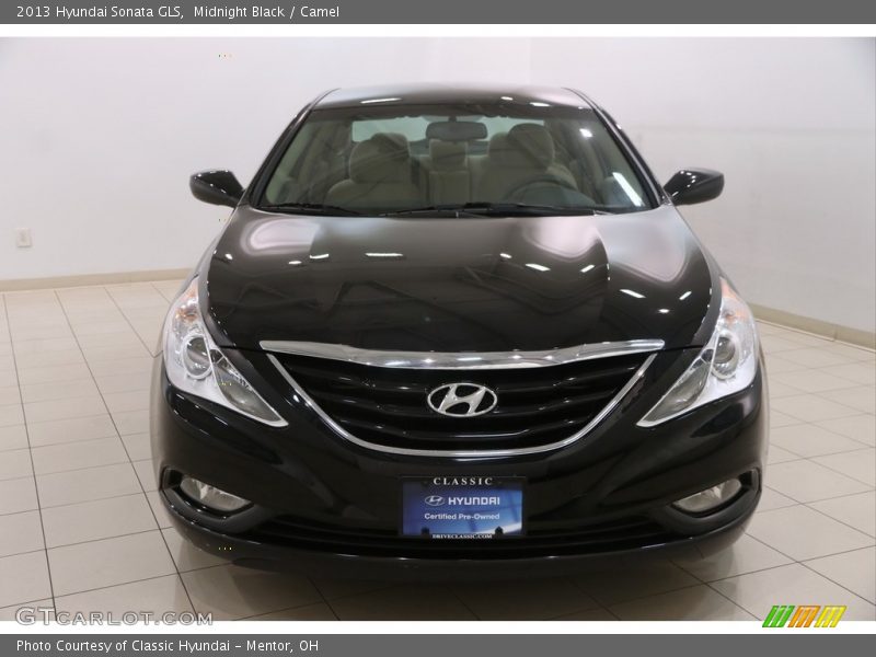 Midnight Black / Camel 2013 Hyundai Sonata GLS