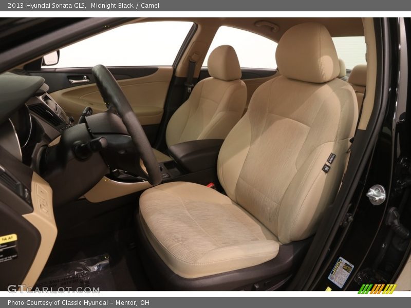 Midnight Black / Camel 2013 Hyundai Sonata GLS