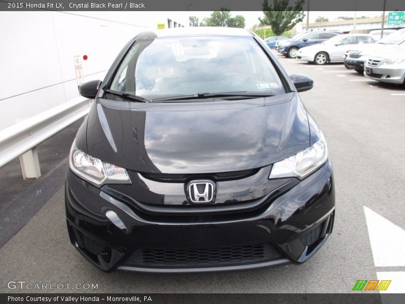 Crystal Black Pearl / Black 2015 Honda Fit LX