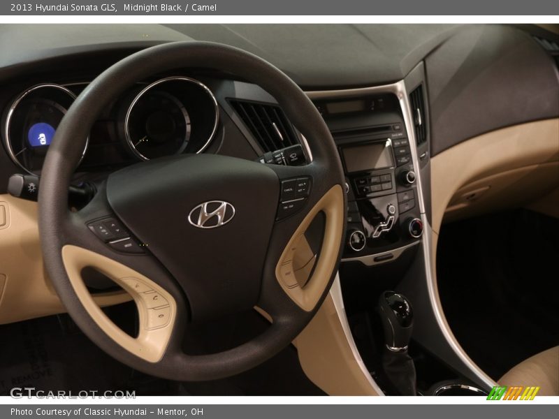 Midnight Black / Camel 2013 Hyundai Sonata GLS