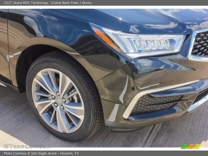 Crystal Black Pearl / Ebony 2017 Acura MDX Technology