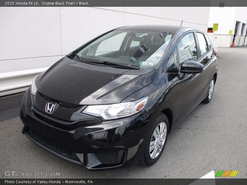 Crystal Black Pearl / Black 2015 Honda Fit LX