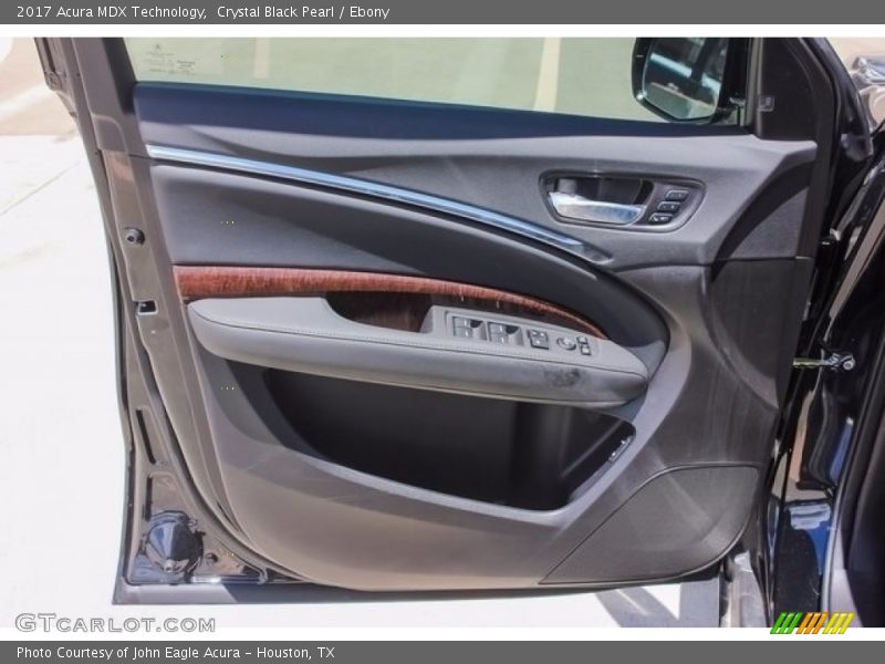 Crystal Black Pearl / Ebony 2017 Acura MDX Technology