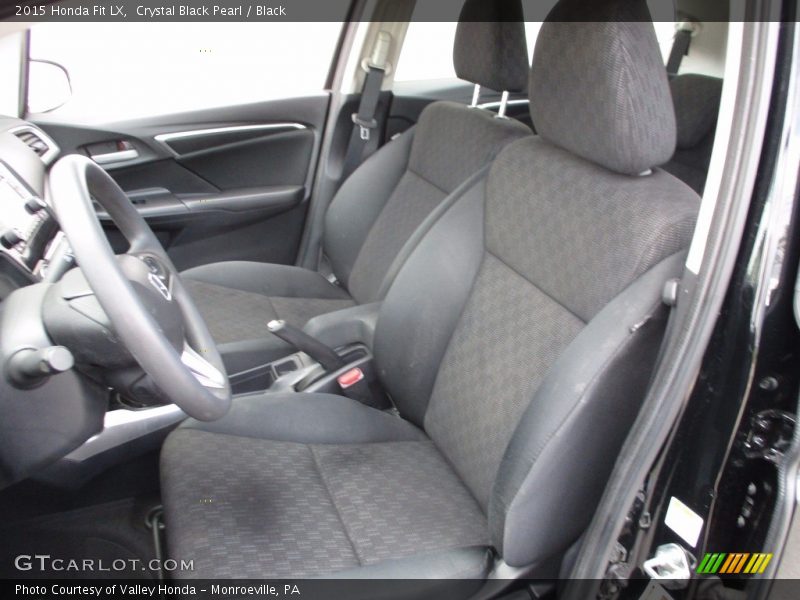 Crystal Black Pearl / Black 2015 Honda Fit LX
