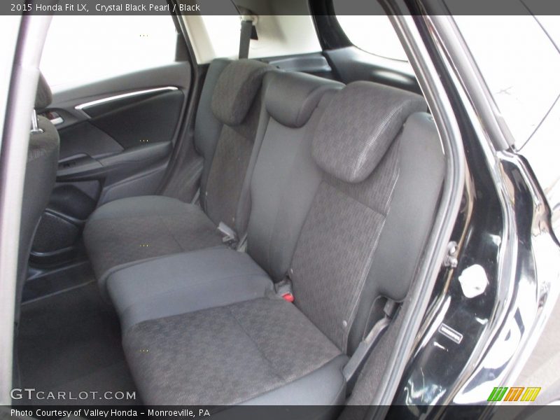 Crystal Black Pearl / Black 2015 Honda Fit LX