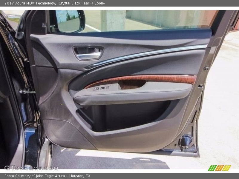 Crystal Black Pearl / Ebony 2017 Acura MDX Technology