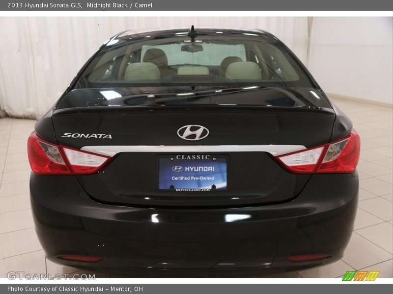 Midnight Black / Camel 2013 Hyundai Sonata GLS