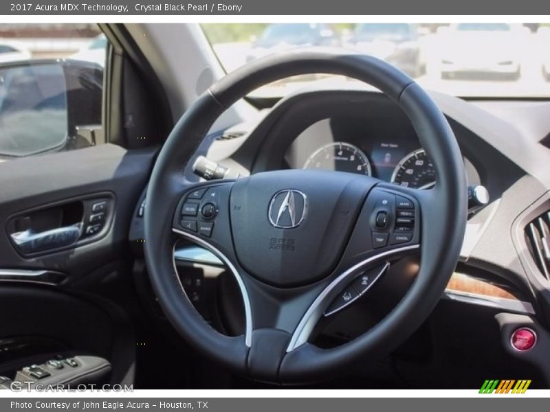 Crystal Black Pearl / Ebony 2017 Acura MDX Technology