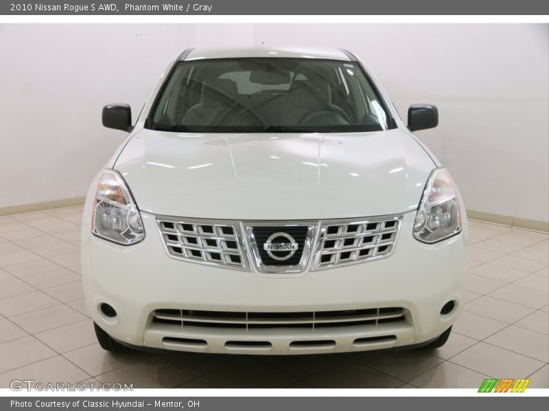 Phantom White / Gray 2010 Nissan Rogue S AWD