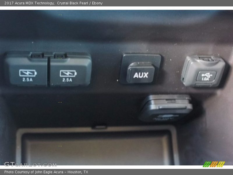 Crystal Black Pearl / Ebony 2017 Acura MDX Technology