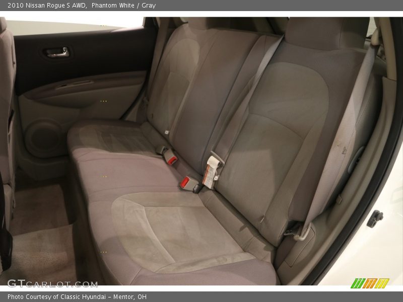 Phantom White / Gray 2010 Nissan Rogue S AWD
