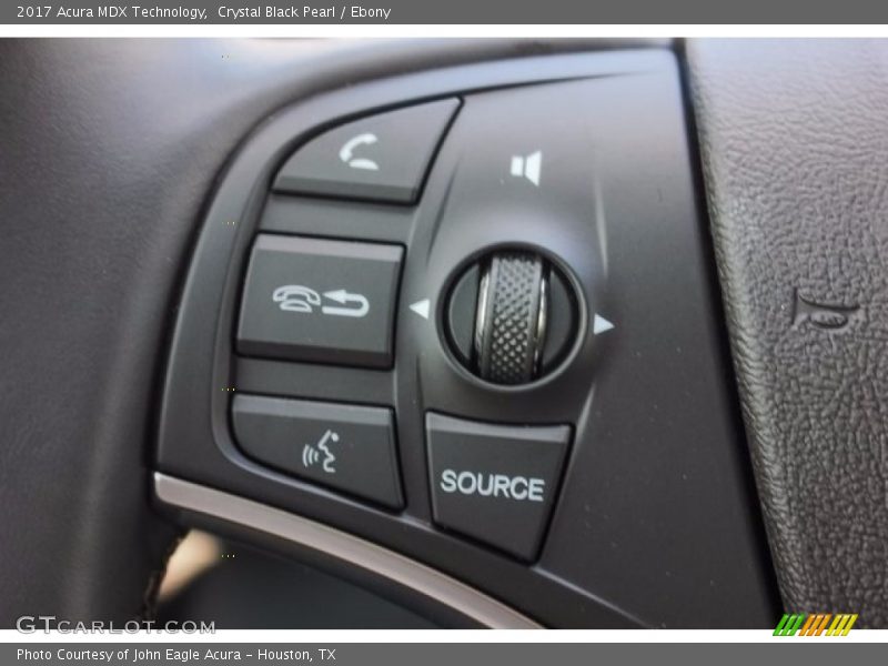 Crystal Black Pearl / Ebony 2017 Acura MDX Technology