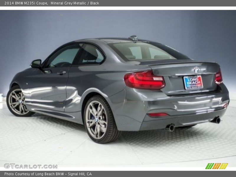 Mineral Grey Metallic / Black 2014 BMW M235i Coupe