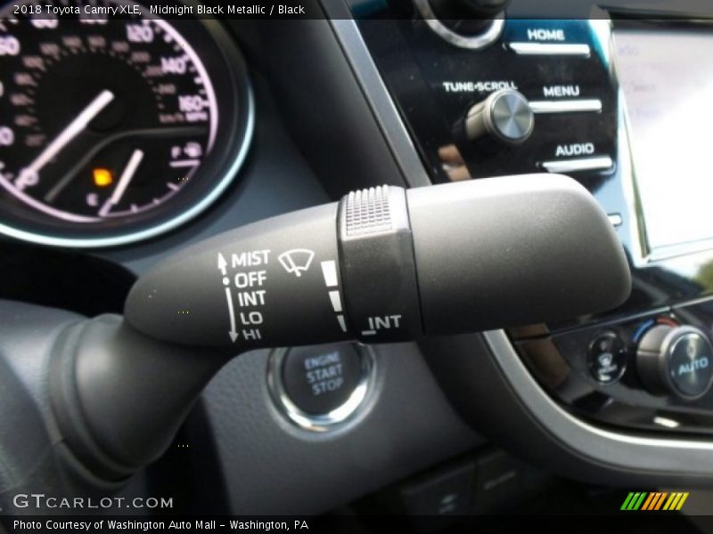 Midnight Black Metallic / Black 2018 Toyota Camry XLE