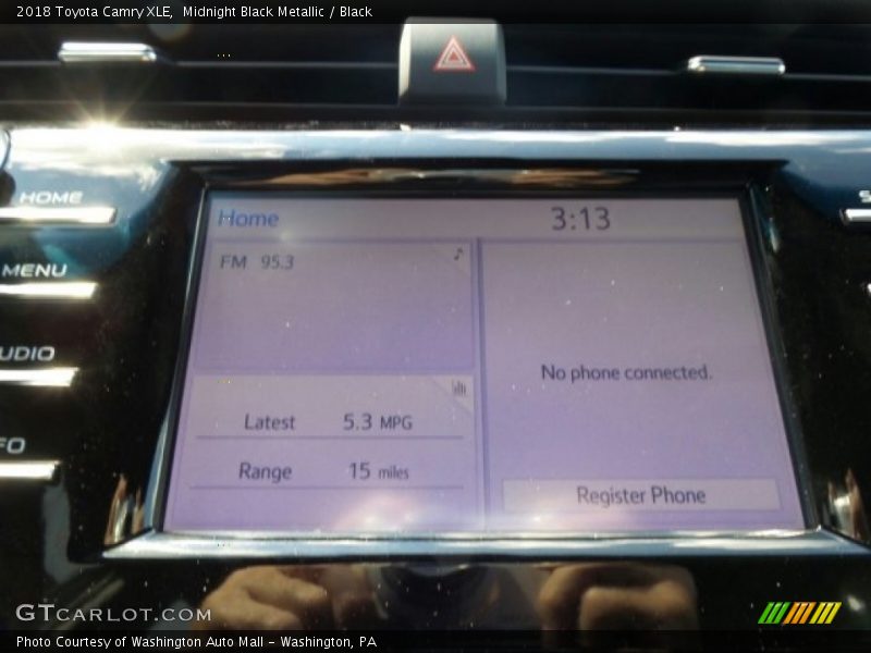 Midnight Black Metallic / Black 2018 Toyota Camry XLE