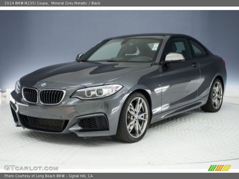 Mineral Grey Metallic / Black 2014 BMW M235i Coupe