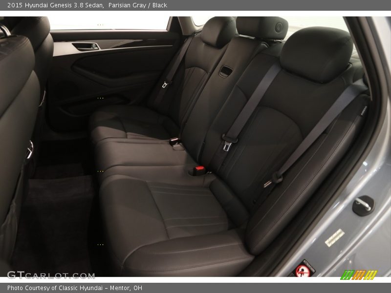 Parisian Gray / Black 2015 Hyundai Genesis 3.8 Sedan