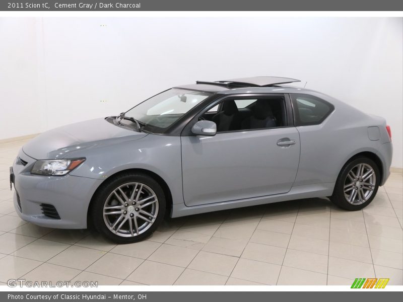 Cement Gray / Dark Charcoal 2011 Scion tC