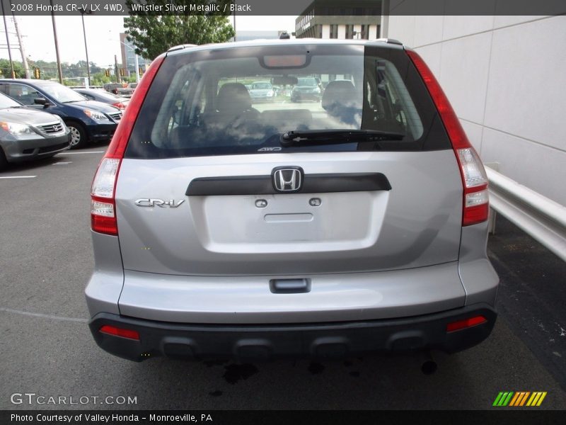 Whistler Silver Metallic / Black 2008 Honda CR-V LX 4WD