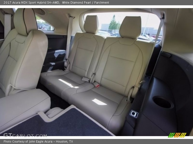 White Diamond Pearl / Parchment 2017 Acura MDX Sport Hybrid SH-AWD