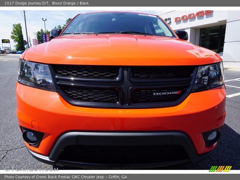 Blood Orange / Black 2017 Dodge Journey SXT