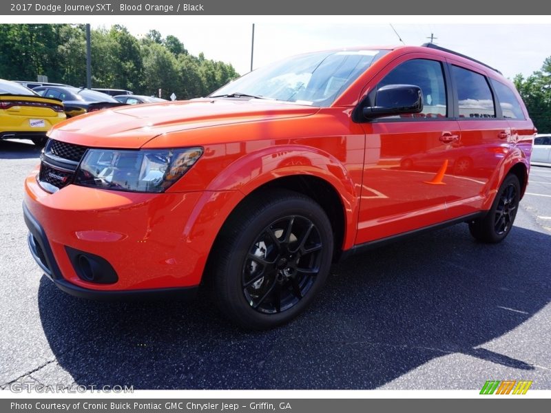 Blood Orange / Black 2017 Dodge Journey SXT