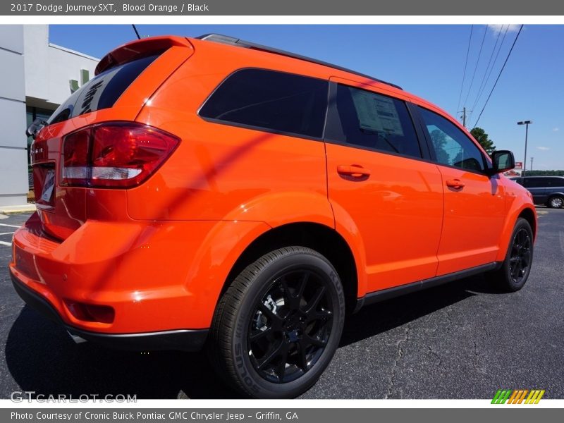 Blood Orange / Black 2017 Dodge Journey SXT