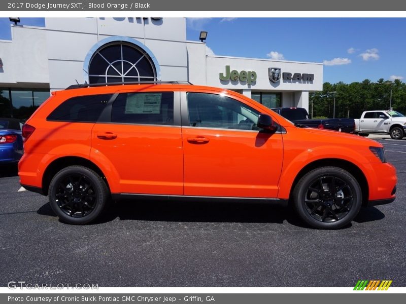 Blood Orange / Black 2017 Dodge Journey SXT