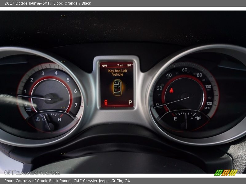 Blood Orange / Black 2017 Dodge Journey SXT