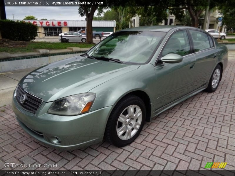 Mystic Emerald Metallic / Frost 2006 Nissan Altima 2.5 S