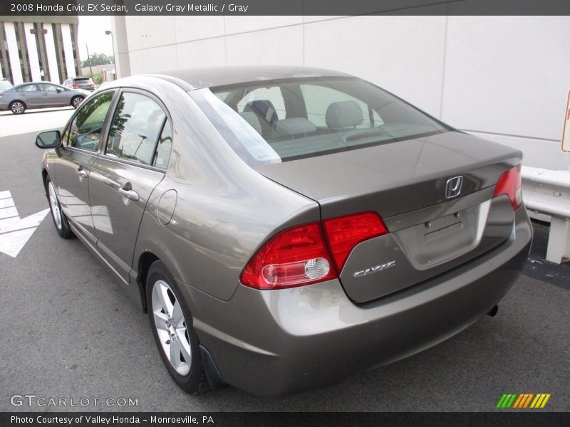 Galaxy Gray Metallic / Gray 2008 Honda Civic EX Sedan