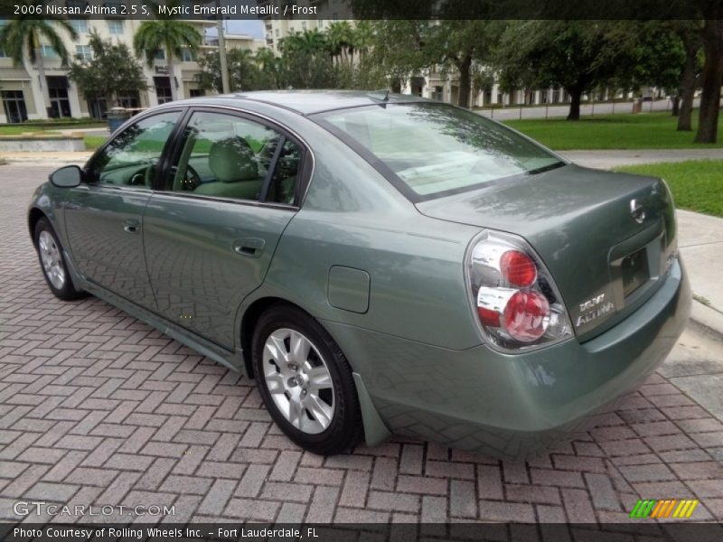 Mystic Emerald Metallic / Frost 2006 Nissan Altima 2.5 S