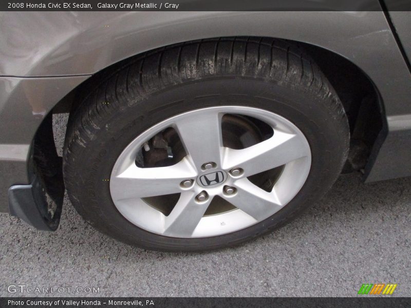 Galaxy Gray Metallic / Gray 2008 Honda Civic EX Sedan