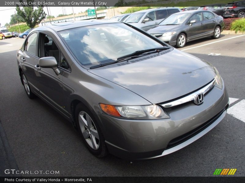 Galaxy Gray Metallic / Gray 2008 Honda Civic EX Sedan