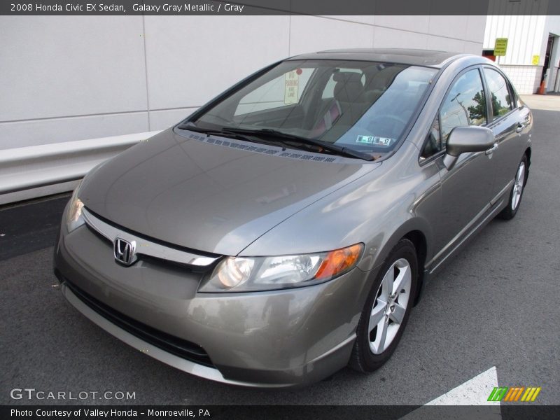Galaxy Gray Metallic / Gray 2008 Honda Civic EX Sedan