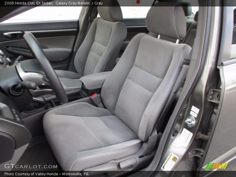 Galaxy Gray Metallic / Gray 2008 Honda Civic EX Sedan