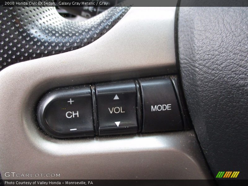 Galaxy Gray Metallic / Gray 2008 Honda Civic EX Sedan