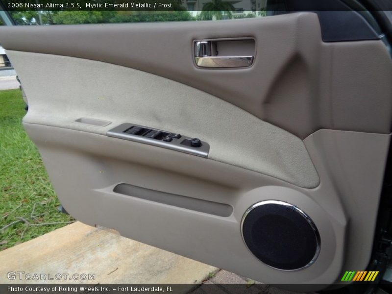 Mystic Emerald Metallic / Frost 2006 Nissan Altima 2.5 S