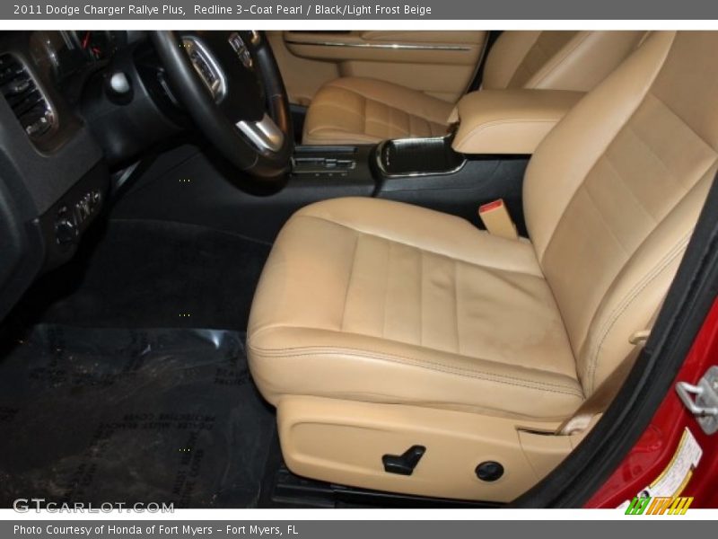 Redline 3-Coat Pearl / Black/Light Frost Beige 2011 Dodge Charger Rallye Plus