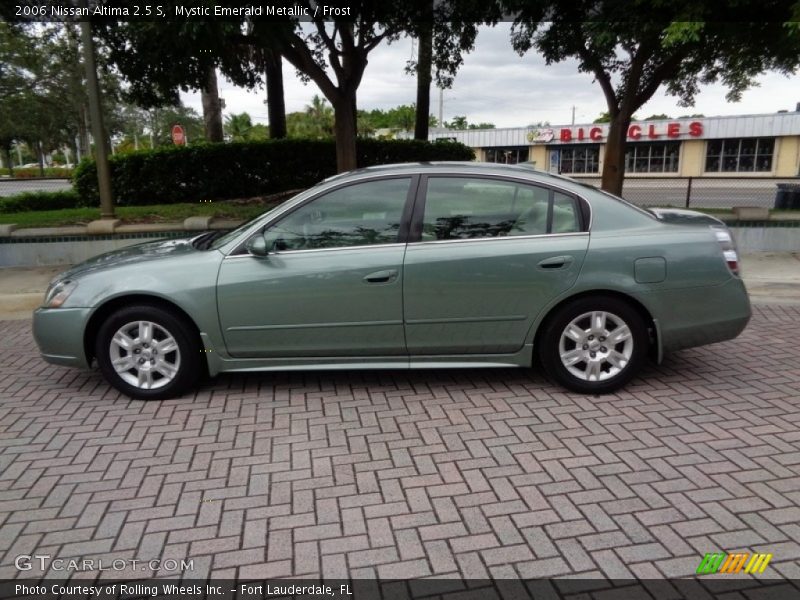 Mystic Emerald Metallic / Frost 2006 Nissan Altima 2.5 S