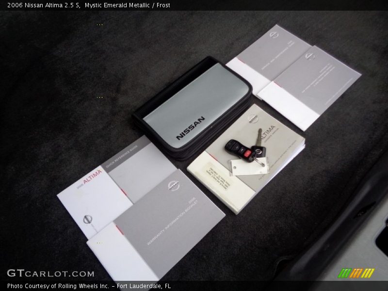 Mystic Emerald Metallic / Frost 2006 Nissan Altima 2.5 S
